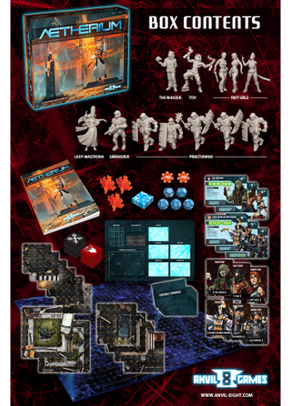 Illustration for article titled New cyberpunk miniature game Aetherium